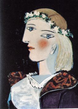 marie-therese with a garland